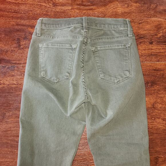 J Brand Roz Mid Rise Stitch Skinny Moto Jeans in Vintage Mantis, Size 24 - Picture 7 of 13